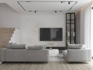 FULL OF TEXTURES, Nevi Studio Nevi Studio Modern living room