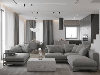 FULL OF TEXTURES, Nevi Studio Nevi Studio Salas de estar modernas