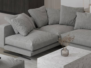 FULL OF TEXTURES, Nevi Studio Nevi Studio Salas de estar modernas