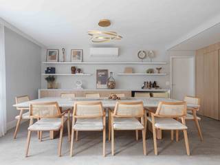 Apartamento Jardins, Atelier C2H.a Atelier C2H.a Sala da pranzo moderna