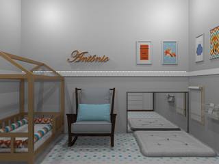 Dormitório Antonio, Tatiana Maduro Arquitetura Infantil Tatiana Maduro Arquitetura Infantil Babykamer