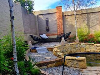 Oriental style Townhouse garden, Young Landscape Design Studio Young Landscape Design Studio Jardines japoneses