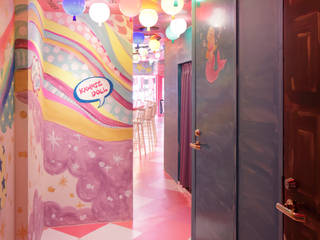 PINK KAWAII Cafe and Fashion, COCOON DESIGN INC. COCOON DESIGN INC. Commercial spaces
