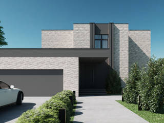 ВИЛЛА В МОСКВЕ 295m2, LEYLA ILYASOVA ARCHITECTS LEYLA ILYASOVA ARCHITECTS Minimalist house