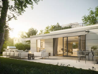 Villa residence H6 in Munich-Harlaching, Render Vision Render Vision Villas