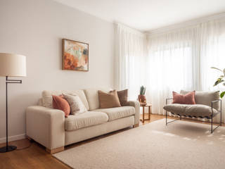 I+R Apartment - Oeiras, MUDA Home Design MUDA Home Design Modern living room