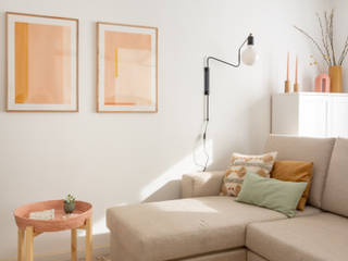 SE Apartment - Amadora, MUDA Home Design MUDA Home Design غرفة المعيشة