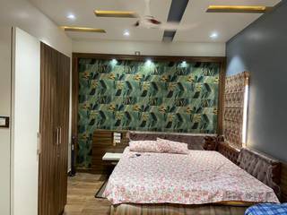 Bacha's Residential Interior @Chitaguppa, Bidar, Cfolios Design And Construction Solutions Pvt Ltd Cfolios Design And Construction Solutions Pvt Ltd Casas unifamilares