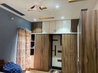 Bacha's Residential Interior @Chitaguppa, Bidar, Cfolios Design And Construction Solutions Pvt Ltd Cfolios Design And Construction Solutions Pvt Ltd Casas unifamilares