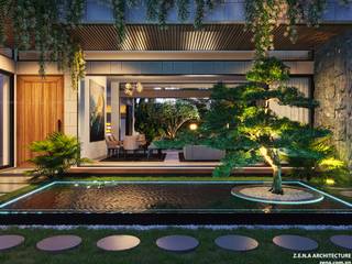 Biệt thự sân vườn hiện đại, Việt Architect Group Việt Architect Group リゾートハウス