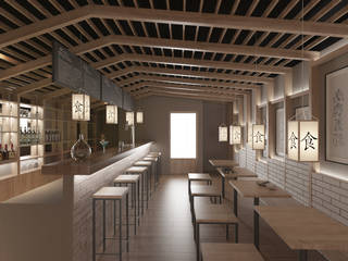 Restaurante-Bar Keko-kun, Raul Caballeria Arquitectos S.A.S Raul Caballeria Arquitectos S.A.S Commercial spaces