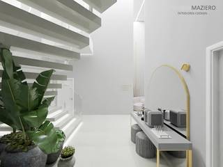 CLÍNICA ODONTOLÓGICA C.D, Thaissa Maziero - Interior Design Thaissa Maziero - Interior Design 商业空间 陶器