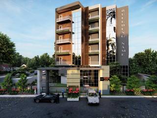 Group Housing Elevation and Design Development, Archplanest: House Design India Archplanest: House Design India 華廈