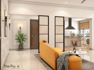 Interior Designs of Living & Dining in Chennai, The Plank The Plank Livings de estilo clásico