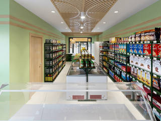 Clean food store project Dau Bap, Anviethouse Anviethouse Commercial spaces Wood Wood effect