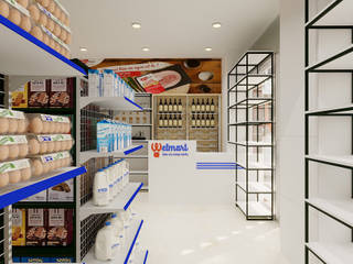 Import supermarket project Welmart, Anviethouse Anviethouse Modern garage/shed