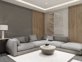 Executive Office | KSA, KONCEPTO INTERIOR DESIGN STUDIO KONCEPTO INTERIOR DESIGN STUDIO Moderne studeerkamer