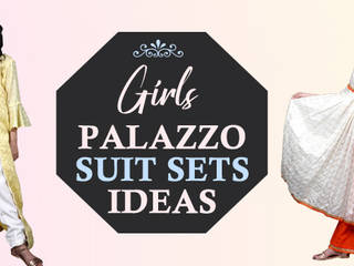 Latest Designer Palazzo Suit ideas for Girls , Pink Blue India Pink Blue India مساحات تجارية