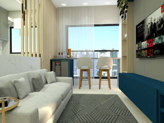 P&S | abitarte | apartamento | Itajaí | 2020, Abitarte - Arquitetura e Engenharia Abitarte - Arquitetura e Engenharia Maison individuelle