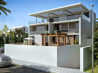 Moradia na Cidade da Praia, Architecture TOTE SER Architecture TOTE SER Villa