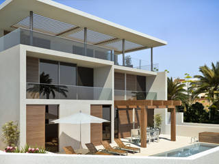 Moradia na Cidade da Praia, Architecture TOTE SER Architecture TOTE SER Villas