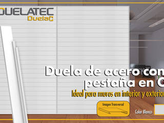 Duela C ideal para muros en interior y exterior!!!, Lamitec SA de CV Lamitec SA de CV Paredes e pisos minimalistas