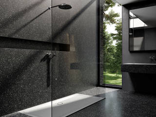 BetteUltra: flache Duschwanne in elegantem Design, BETTE GmbH & Co. KG BETTE GmbH & Co. KG Minimalist style bathroom