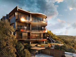 Residential complex in Toowong in Australia, Render Vision Render Vision Multi-Family house