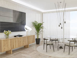 Apartamento Sofisticado (Decoração), NURE Interiores NURE Interiores Moderne Esszimmer