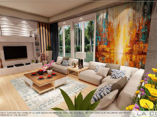 غرفة استقبال, Taghred Elmasry Taghred Elmasry Modern living room