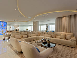 Apartamento Vila Olímpia, Designer de Interiores e Paisagista Iara Kílaris Designer de Interiores e Paisagista Iara Kílaris Living room