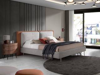 CAMA / BED NOVUAIM, Intense mobiliário e interiores Intense mobiliário e interiores Modern style bedroom Beds & headboards