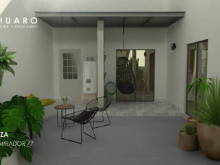 Patio Mirador, SAHUARO Arquitectura + Paisajismo SAHUARO Arquitectura + Paisajismo モダンデザインの テラス