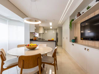 Apartamento Anália Franco/SP, Projetual Arquitetura Projetual Arquitetura อพาร์ตเมนต์