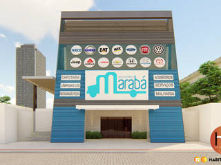 Loja Marabá Acessórios., Habitus Arquitetura Habitus Arquitetura Modern bars & clubs