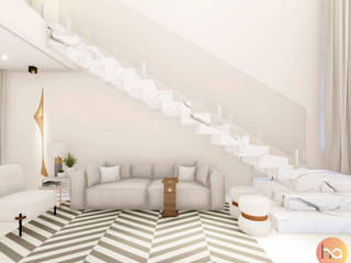 Living 02., Habitus Arquitetura Habitus Arquitetura Modern living room