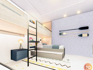 Suíte Infantil 03., Habitus Arquitetura Habitus Arquitetura Teen bedroom