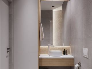 Interiores variados de baños, Antonio Cilea arquitecto Antonio Cilea arquitecto Phòng tắm phong cách hiện đại Sinks
