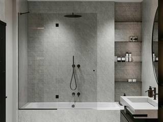 Interiores variados de baños, GARLIC arquitectos GARLIC arquitectos Baños de estilo moderno