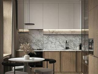 Interiores variados de cocinas, Antonio Cilea arquitecto Antonio Cilea arquitecto Modern kitchen Cabinets & shelves