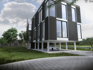 Office Building in Dęblin, OMCD Architects OMCD Architects Powierzchnie handlowe