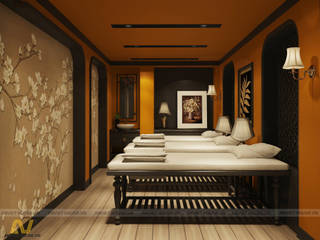 Anh Binh massage spa project - Nha Tho street - Hanoi, Anviethouse Anviethouse Commercial spaces