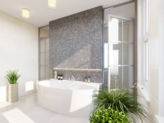 Design für ein Badezimmer , Lux-Design-Living Lux-Design-Living モダンスタイルの お風呂