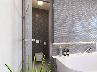 Design für ein Badezimmer , Lux Design Living Interior Design Lux Design Living Interior Design モダンスタイルの お風呂