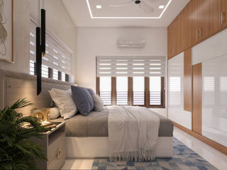 coolest design of home interior design..., Premdas Krishna Premdas Krishna Master bedroom