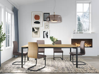 3D visualizations of a custom-made dining table, Render Vision Render Vision Modern dining room