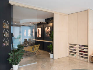 Il progetto MRR: Studio Open Space , studioSAL_14 studioSAL_14 Modern study/office Wood Wood effect