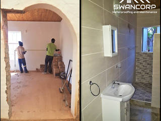 Bathroom Renovations, SwanCorp Waterproofing and Maintenance (Pty) Ltd SwanCorp Waterproofing and Maintenance (Pty) Ltd Casas de banho clássicas