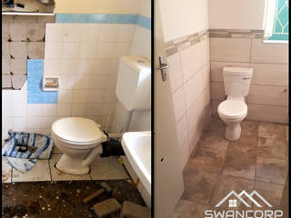 Bathroom Renovations, SwanCorp Waterproofing and Maintenance (Pty) Ltd SwanCorp Waterproofing and Maintenance (Pty) Ltd Casas de banho clássicas