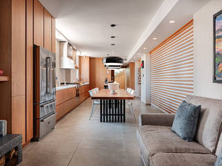 I Gradoni - taverna contemporanea, manuarino architettura design comunicazione manuarino architettura design comunicazione Built-in kitchens Wood effect